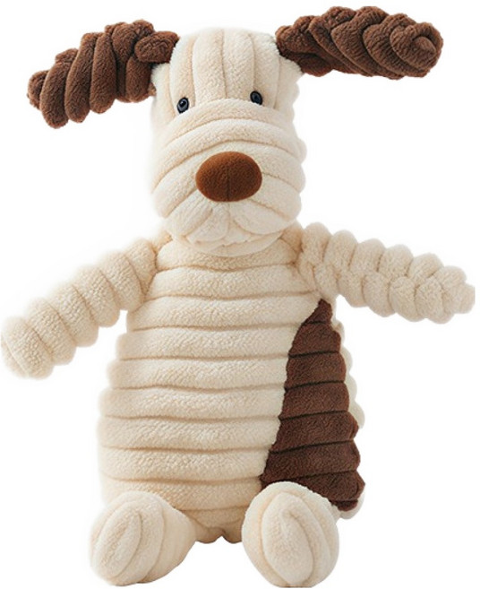 파스텔펫 반려동물 애니멀 코듀로이 장난감 강아지, 혼합색상, 1개