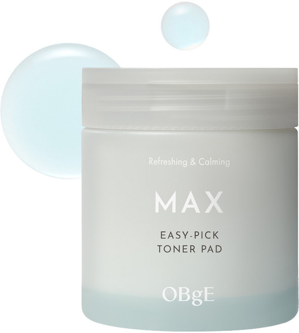 OBge 맥스 이지 픽 토너 패드 250ml, 60매입, 1개