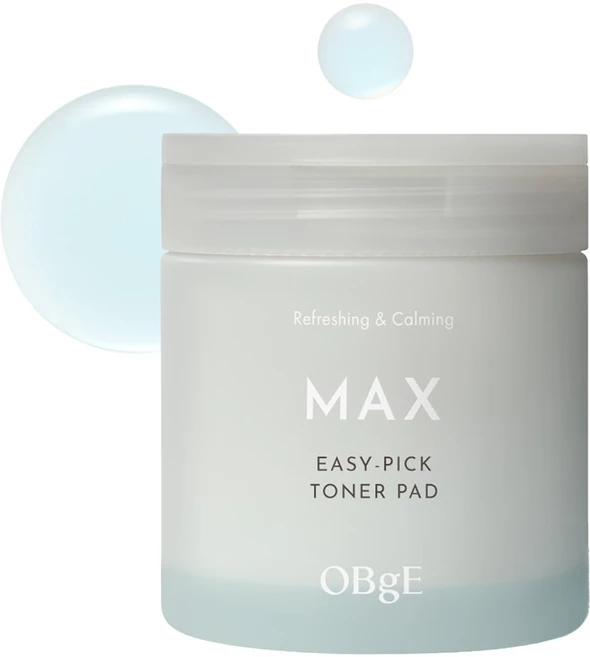 OBge 맥스 이지 픽 토너 패드 250ml, 60매입, 1개 - 쿠팡