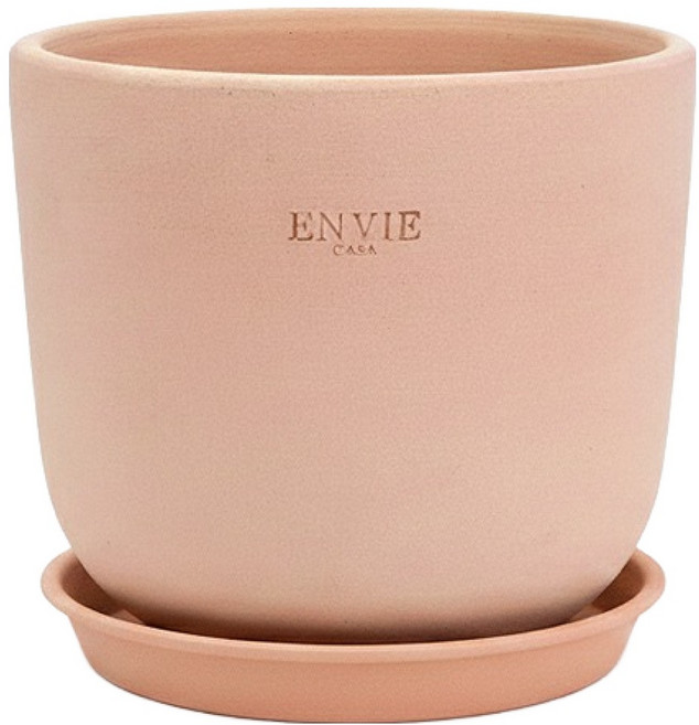 앙비까사 베트남 토분 유라인 PP받침세트, CLD T140, 1세트