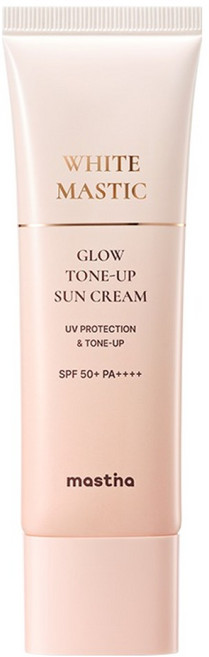 매스티나 화이트 매스틱 글로우 톤업 선크림 SPF50+ ++++, 1개, 50ml
