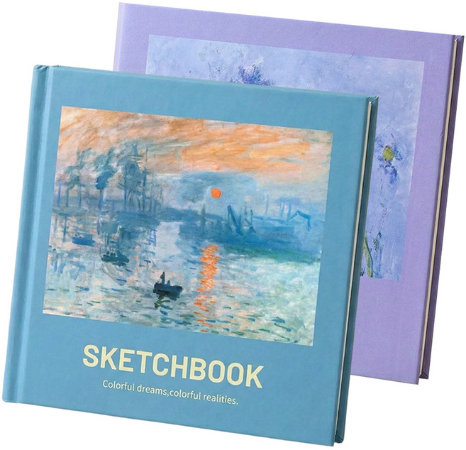 모던앳 미니 유화 스케치북, 64절, 2개, 192매