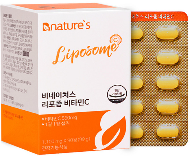 비네이쳐스 리포좀 비타민C 99g, 1개, 90정