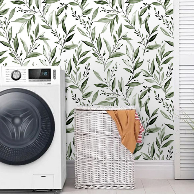 Delirium 法式花卉室內裝潢自黏壁紙, type 5