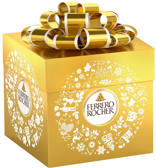 FERRERO ROCHER 金莎 方塊巧克力 18入, 1個, 225g