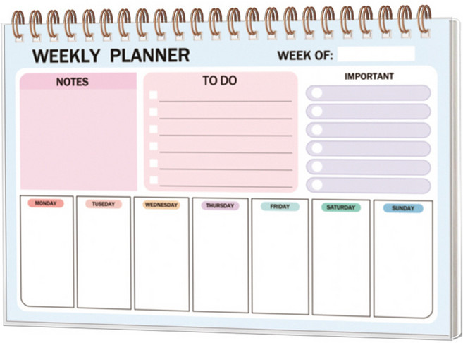 모먼트홈 주간 계획 가로 플래너, 1개
