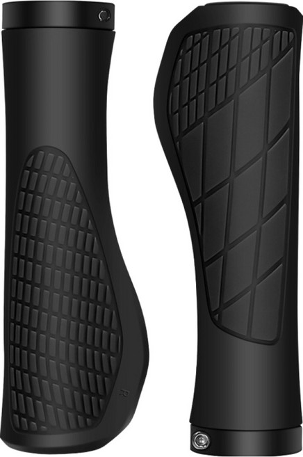 휘경일 자전거 핸들 그립, 블랙, 1개