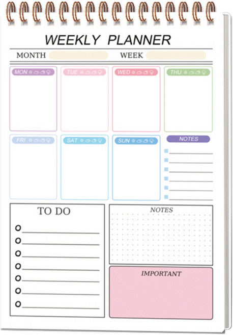 모먼트홈 주간 계획 세로 플래너, 1개