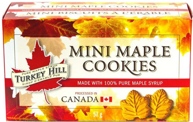 TURKEYHILL 미니 메이플쿠키, 57g, 1개