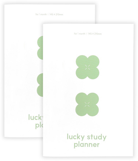 대시앤도트 럭키 1개월 스터디 플래너 ver 2, 02 퓨어 클로버, 2개