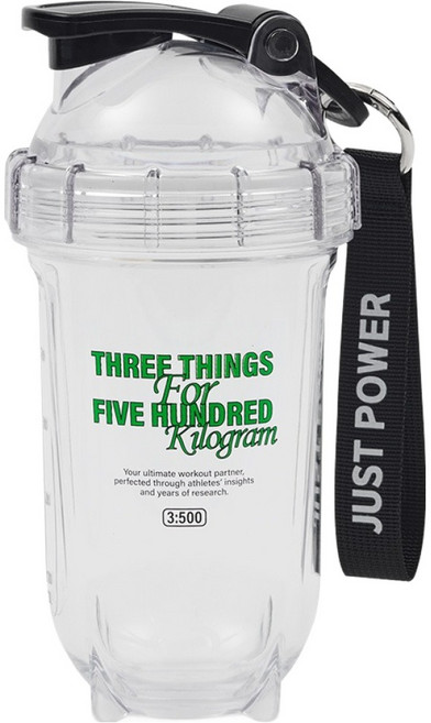 삼대오백 에센셜 트라이탄 쉐이커 보틀, 클리어 화이트, 1개, 600ml