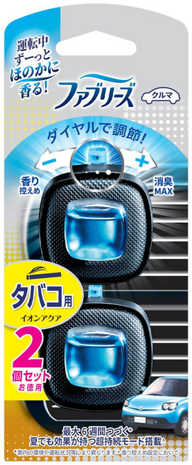 febreze 風倍清 車用出風口消臭芳香劑 2.5ml 2件組, 淨味離子, 1組