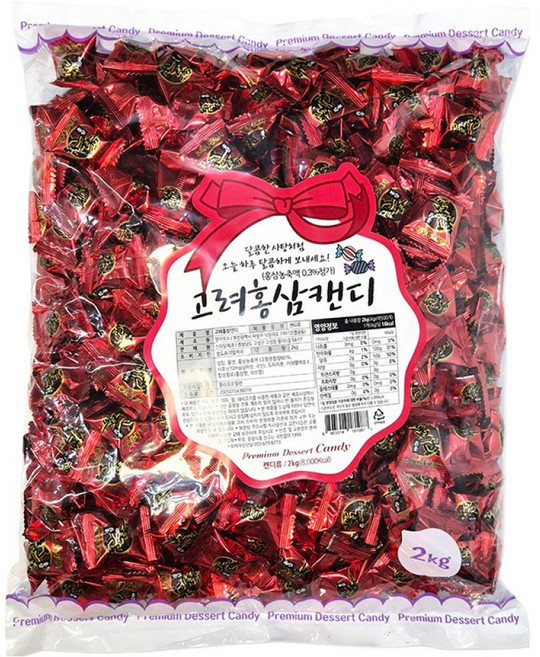 신화당 고려홍삼캔디, 1개, 2kg