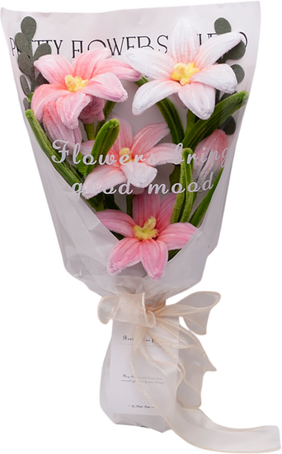 투코비 TUCO.B DIY 모루 꽃다발 만들기 세트, 1세트, 07 백합