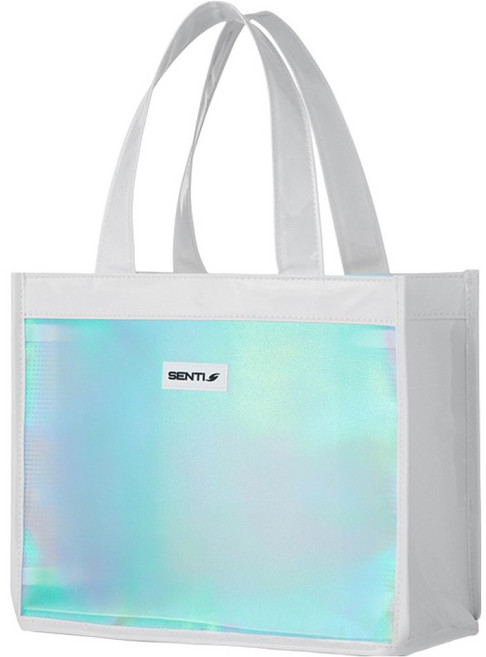 센티 에나멜 토트백, 화이트