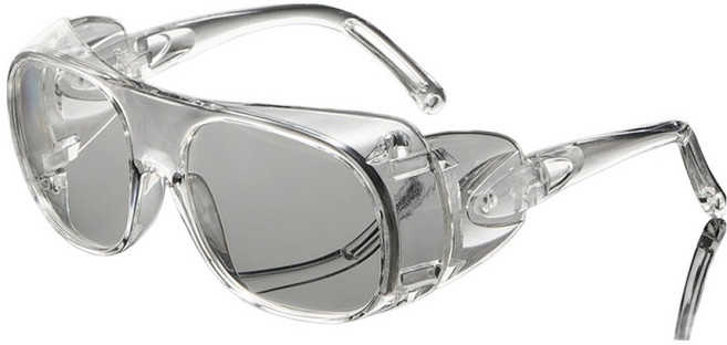 오버코드 사이클링 야외 스포츠 바람막이 대형 프레임 선글라스 BRP3158, 투명, 1개