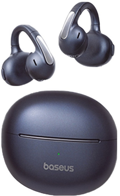 베이스어스 MC1 PRO 무선 노이즈캔슬링 블루투스 이어폰, PM144, 블랙