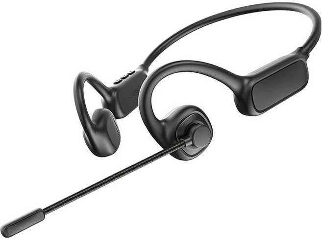 코시 마이크 에어 골전도 블루투스 이어폰, 블랙, EP4160BTR