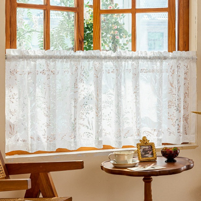 해온마켓 레이스 공간분리 창문 가리개 커튼