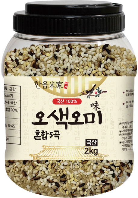 한음미가 오색오미 혼합5곡, 2kg, 1개
