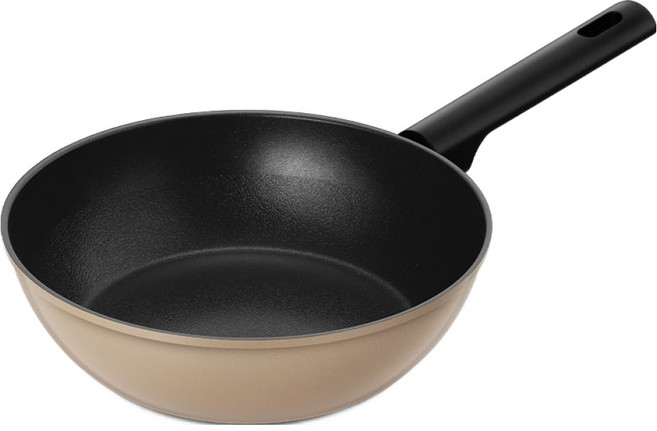 바겐슈타이거 톤앤톤 티타늄코팅 궁중팬 오트밀톤, 1개, 24cm