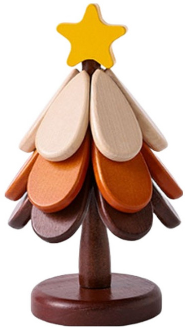 藍色貿易 經典原木鍋墊, 星星, 1個