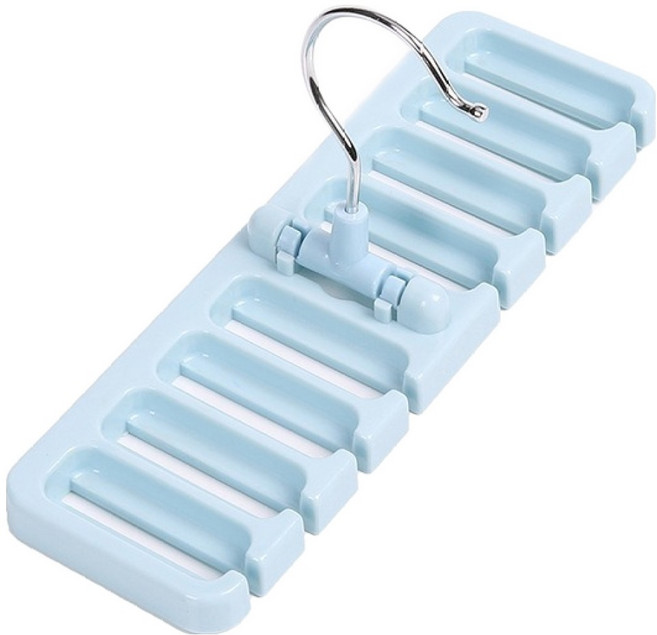 빈티코너 넥타이 벨트 정리대 스몰, 블루, 1개