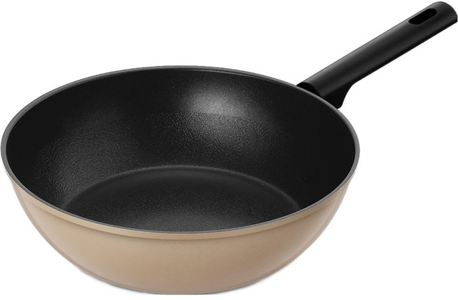 바겐슈타이거 톤앤톤 티타늄코팅 궁중팬 오트밀톤, 1개, 28cm