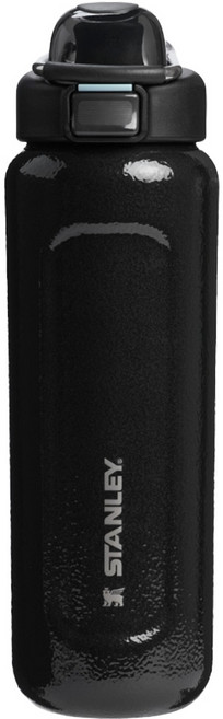 STANLEY 經典系列 彈蓋提環水壺, 錘紋黑, 1個, 700ml