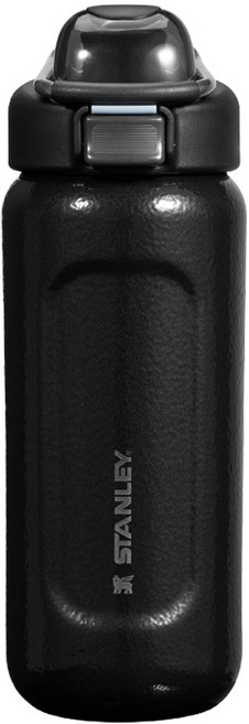 STANLEY 經典系列 彈蓋提環水壺, 錘紋黑, 1個, 470ml