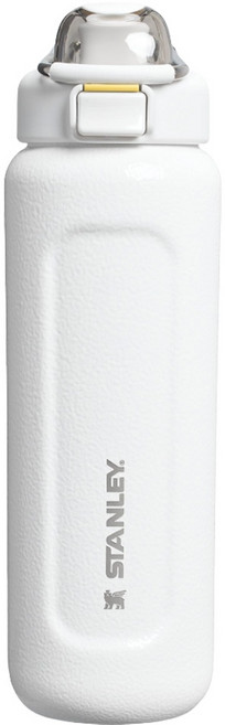 STANLEY 經典系列 彈蓋提環水壺, 錘紋白, 1個, 700ml