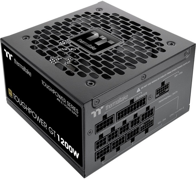 thermaltake 曜越 ToughPower GT GOLD 電源供應器 PSU 全模組 ATX3.1 1200W, PS-TPT-1200FNFAGE-K