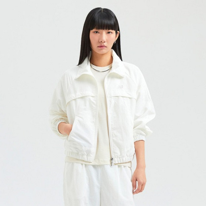 뉴발란스 여성용 더블유 헤리티지 웜업 자켓 NBNAF3W012