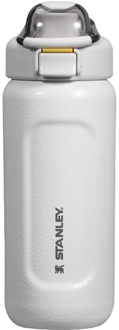 STANLEY 經典系列 彈蓋提環水壺, 錘紋白, 1個, 470ml
