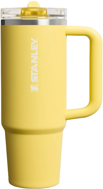 STANLEY 防漏吸管隨手杯, 金盞黃, 1個, 880ml