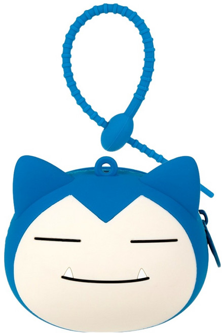 포켓몬스터 실리콘 멀티 미니 키링형 파우치, 잠만보, 1개