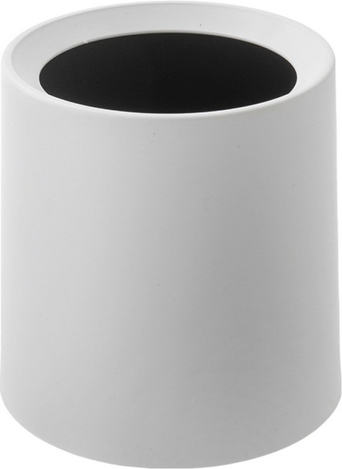 썬앤드림 컬러풀 라운드 거실 홈 오피스 미니 휴지통, 화이트