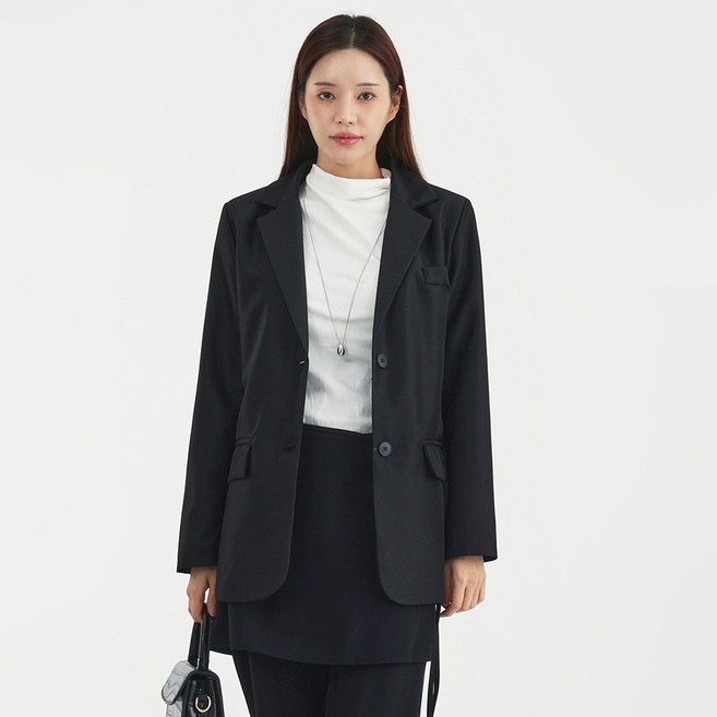 엘쏘 여성용 오버핏 데일리 테일러드 자켓