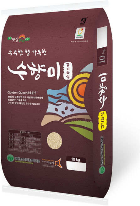 수향미 골든퀸 3호 백미 특등급, 10kg, 1개