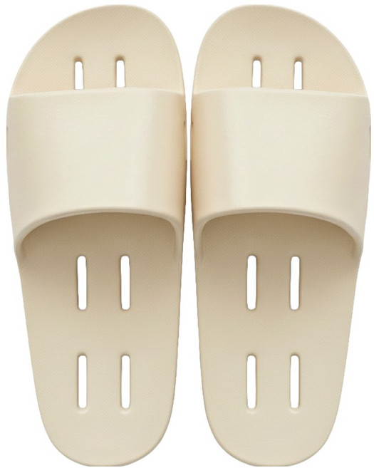 니드코 바스뷰 국산 물빠짐 EVA 모던 욕실화, 베이지