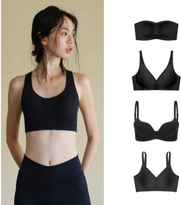 24hrs. 無感失憶內衣4件組 小胸必敗款