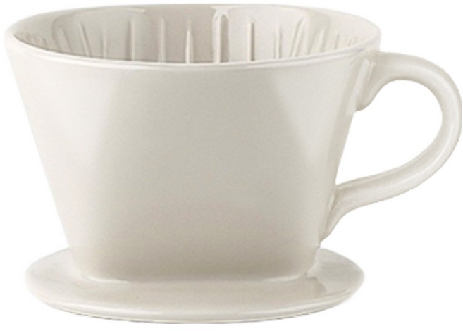 칼딘 핸드드립 커피 세라믹 드리퍼 1-2인용, 1개, 단품, 350ml