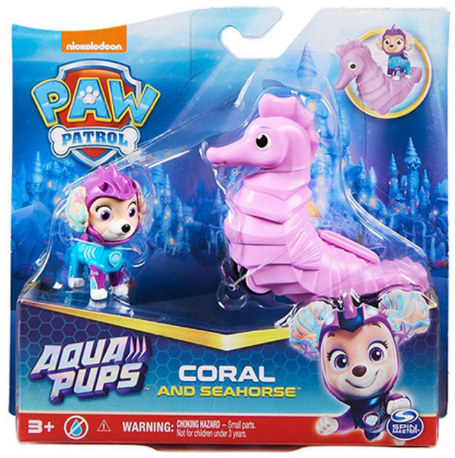 PAW PATROL 汪汪隊立大功 阿qua珊瑚玩具, 1個, 混合色