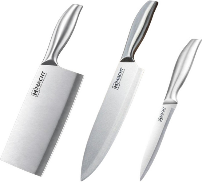 MACHT 올스텐 파흐만 쉐프나이프 + 중식도 + 과도 세트, 1세트