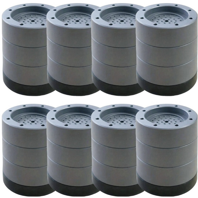 채옴 냉장고 세탁기 사용 높이 조절 가구 3단 받침대, 8개