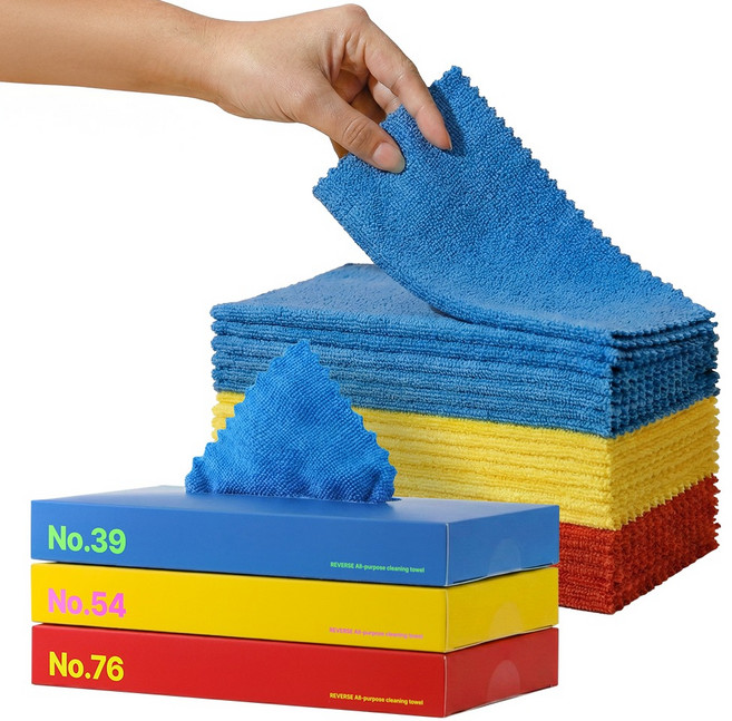 디센느 리버스 다용도 극세사 타월, A타입, 1세트