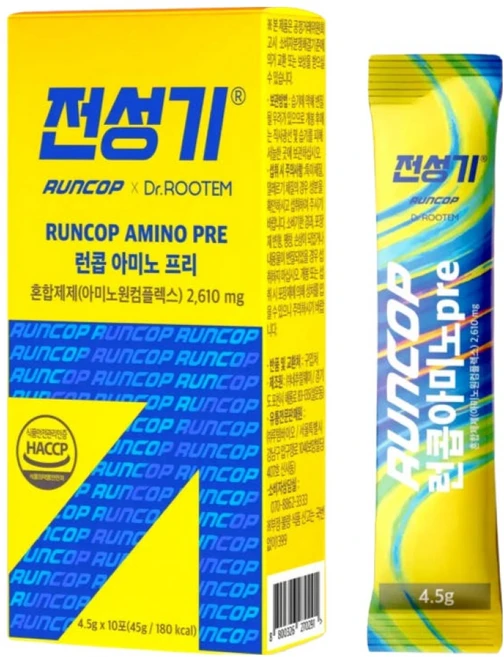 닥터루템 전성기 런콥 아미노 PRE 10p, 1개, 10회분 - 쿠팡