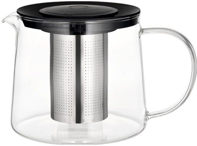 바겐슈타이거 벨베르 차망 내열유리 스텐304 티포트, 혼합색상, 1개, 1.5L