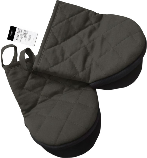 라인스미스 네오프렌 누빔 오븐장갑 양손 세트, 그레이, 1세트