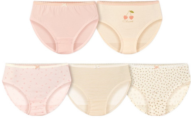 unifriend Merci 三角棉質內褲 5件組
